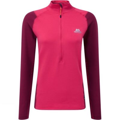 Tee Mountain Equipment Eclipse Zip Mujer Rosas / Fucsia - Chile TED680754